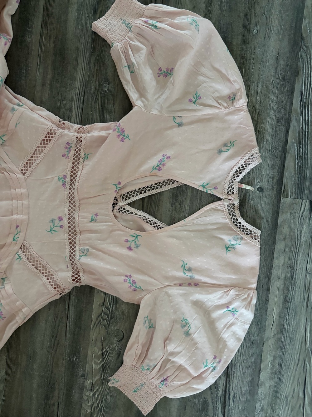 Free People Light Pink Floral Maxi Dress - Picture 5 of 7
